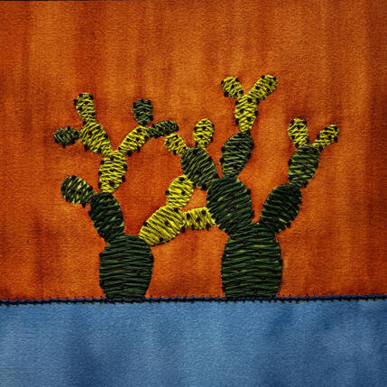 Painting Desert Forms I by Vazquez Laila | Painting Subject matter Textile, Watercolor