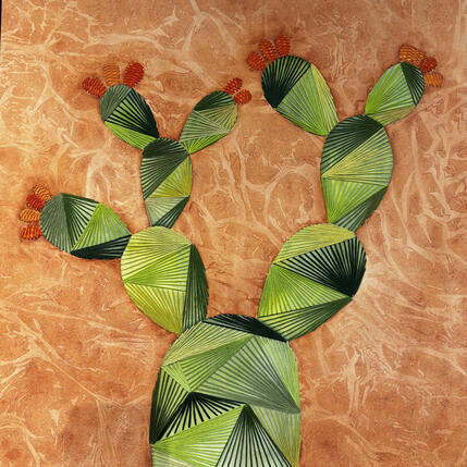 Painting Fruit of the Desert by Vazquez Laila | Painting Subject matter Textile, Watercolor