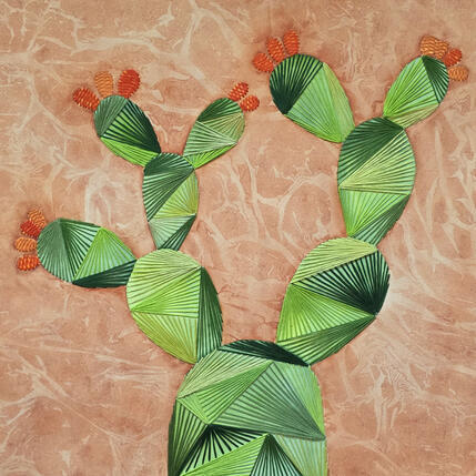 Painting Fruit of the Desert by Vazquez Laila | Painting Subject matter Textile, Watercolor