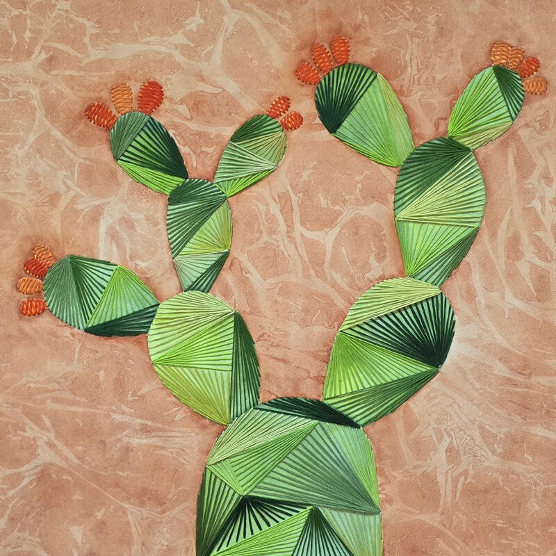 Painting Fruit of the Desert by Vazquez Laila | Painting Subject matter Watercolor Textile