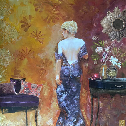 Painting Lisa et l’opéra  by Romanelli Karine | Painting
