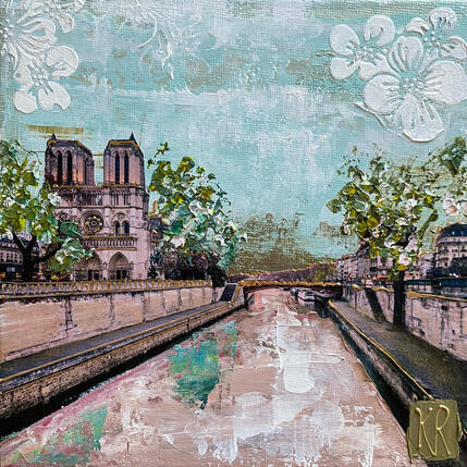 Peinture C’est le printemps  par Romanelli Karine | Tableau
