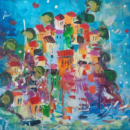 Pintura ADRIATIQUE por Bastide d´Izard Armelle | Pintura