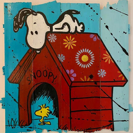 Painting COLOCS by Marie G. | Painting Pop-art Acrylic, Wood Pop icons