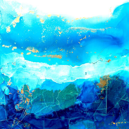Painting F1 No Name 10050-20433-20260608-1 by Depaire Silvia | Painting Abstract Acrylic Landscapes, Marine, Minimalist