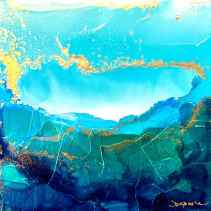 Painting F1 No Name 10050-20433-20260608-5 by Depaire Silvia | Painting Abstract Acrylic Landscapes, Marine, Minimalist