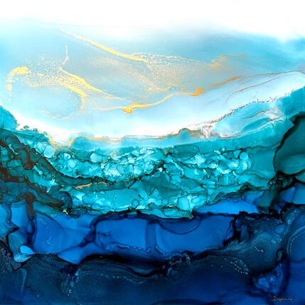 Painting F4 No Name 10050-20433-20260608-19 by Depaire Silvia | Painting Abstract Acrylic Landscapes, Marine, Minimalist