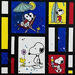 Peinture Les vacances de Snoopy par Marie G. | Tableau Pop-art Icones Pop Acrylique