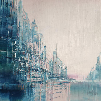 Painting Atmosphère portuaire by Levesque Emmanuelle | Painting