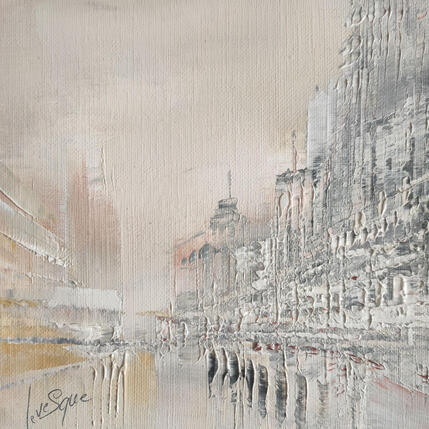 Painting Les couleurs Haussmanniennes 2 by Levesque Emmanuelle | Painting