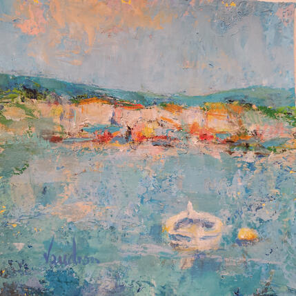 Painting arrivée par la mer by Vaudron | Painting Figurative