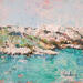 Painting calanque by Vaudron | Painting Figurative