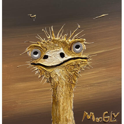Gemälde Radardus von Moogly | Gemälde Art brut Acryl, Harz, Pigmente Tiere