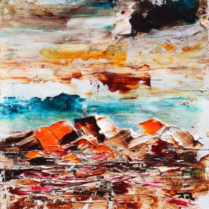Painting Sedona Mesa airport view 1 by Reymond Pierre | Painting Figurative Oil Landscapes