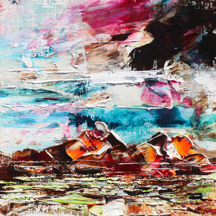 Painting Sedona Mesa airport view 2 by Reymond Pierre | Painting Figurative Oil Landscapes