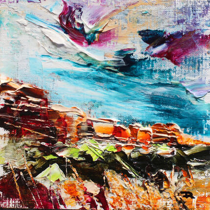 Painting Arizona wind 2 by Reymond Pierre | Painting Figurative Oil Landscapes