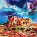 Painting Courthouse_Butte_Lee by Reymond Pierre | Painting Figurative Oil