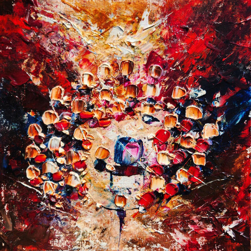 Painting Concert 1 by Reymond Pierre | Painting Figurative Music Oil
