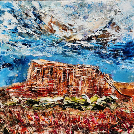 Painting Courthouse_Butte_Lee 1 by Reymond Pierre | Painting Figurative Oil