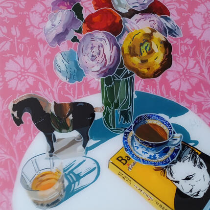 Peinture Francis retrouvait ses souvenirs Irlandais par Auriol Philippe | Tableau