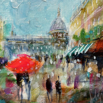 Painting Quartier Latin by Solveiga | Painting  Acrylic