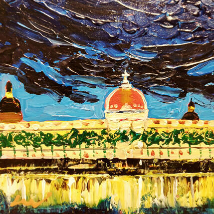 Painting Reflets de l'Hôtel-Dieu by Sheremet Ion | Painting
