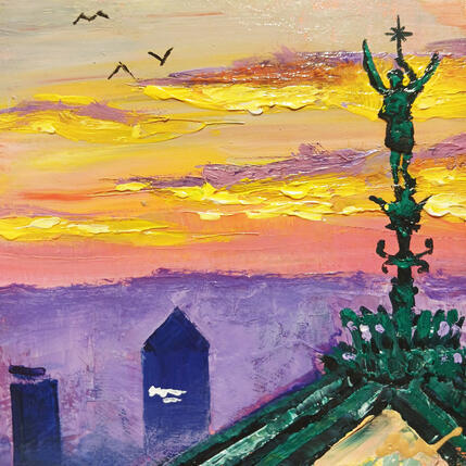 Painting Horizon de Fourvière by Sheremet Ion | Painting