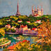 Painting Au fil de la Saône by Sheremet Ion | Painting