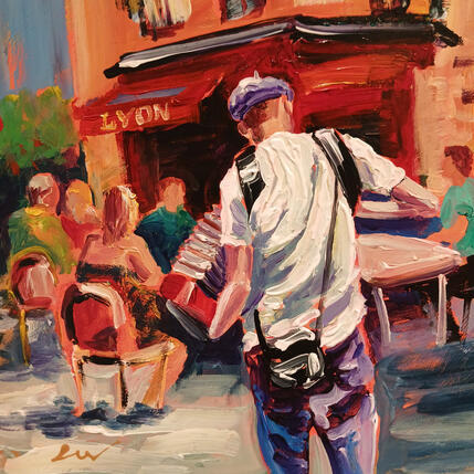 Painting Musique Lyonnaise by Sheremet Ion | Painting