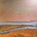 Peinture La jetée un soir par Mahieu Bertrand | Tableau Figuratif Paysages Métal