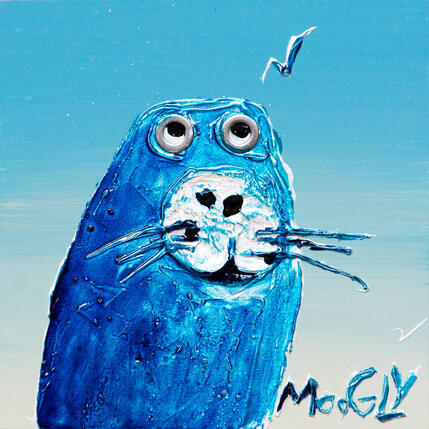 Peinture Indécidus par Moogly | Tableau