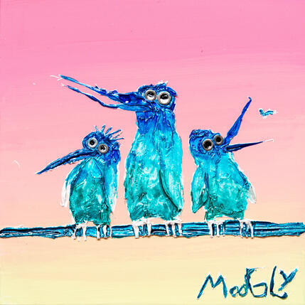 Peinture A tue-têtus par Moogly | Tableau