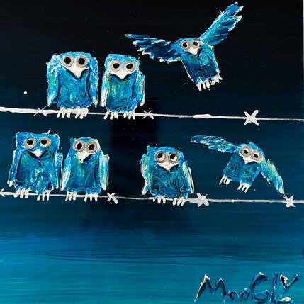 Peinture RETARDATUS par Moogly | Tableau Art Singulier Acrylique, Pigments, Résine Animaux