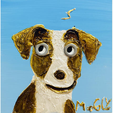 Peinture RÊVASSIUS par Moogly | Tableau Art Singulier Acrylique, Pigments, Résine Animaux