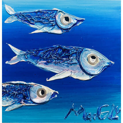 Peinture CALIMERUS par Moogly | Tableau Art Singulier Acrylique, Pigments, Résine Animaux