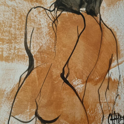 Painting la vie à deux by Chaperon Martine | Painting Figurative Acrylic Nude, Pop icons