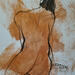 Painting tendresse 2 by Chaperon Martine | Painting Figurative Nude Acrylic