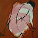 Painting beaute by Chaperon Martine | Painting Figurative Nude Acrylic