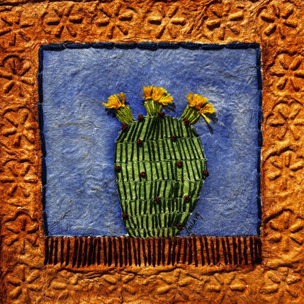 Painting Rooted in Silence by Vazquez Laila | Painting Subject matter Textile, Watercolor