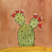 Painting Desert Rubies by Vazquez Laila | Painting Subject matter Watercolor Textile