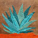Painting Wild geometry by Vazquez Laila | Painting Figurative Nature Watercolor Textile