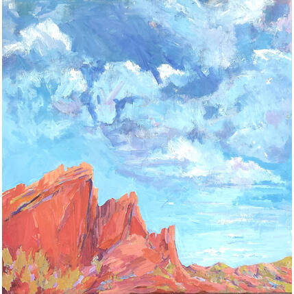 Painting Timeless beauty by Carrillo Cindy | Painting Figurative Oil Landscapes