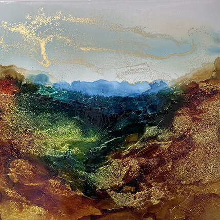 Painting Bronze Age 3177 by Depaire Silvia | Painting Abstract Acrylic