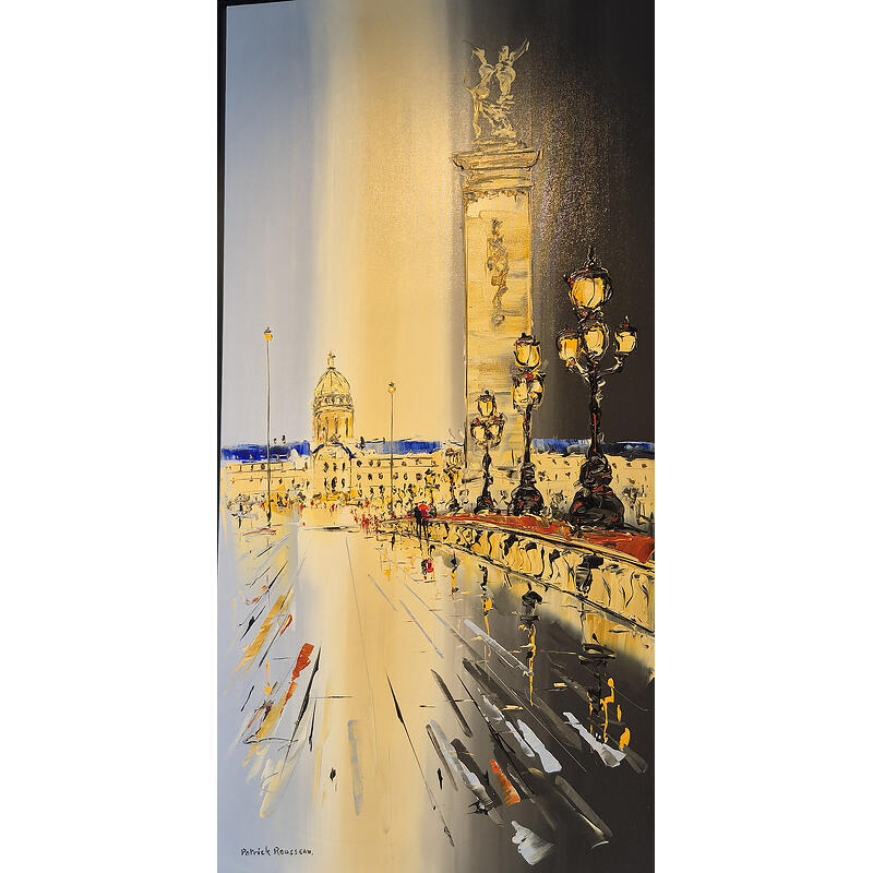 Gemälde Pont Alexandre III von Rousseau Patrick | Gemälde Figurativ Öl Urban