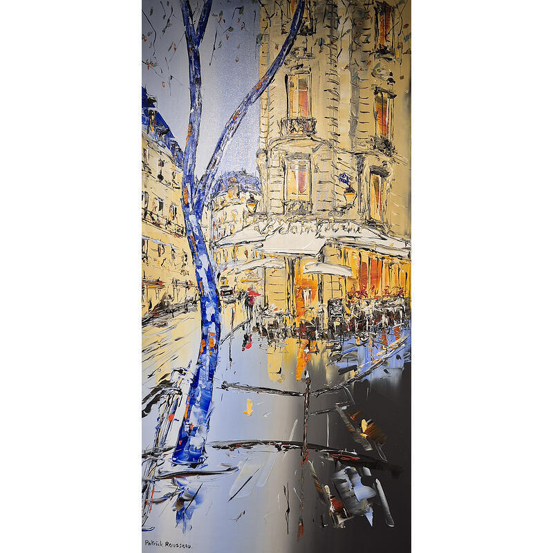 Pintura Au petit café de Saint Germain por Rousseau Patrick | Pintura