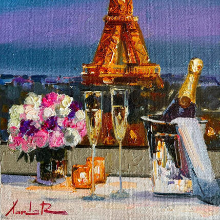 Peinture Paris, Mon Amour par Xanlar | Tableau