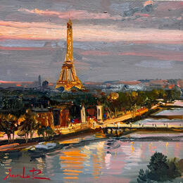 Painting Le Charme de Paris by Xanlar | Painting