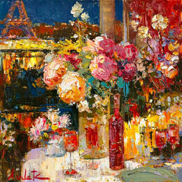 Painting Le Bouquet de Paris by Xanlar | Painting