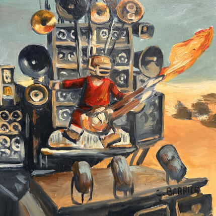 Painting Mad Max Lego by Barrier Cédric | Painting