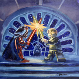 Painting Star-Wars Lego by Barrier Cédric | Painting
